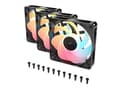 Miniatyrbilde 3 av 4: Corsair Lüfter 120*120*25 RS120-R ARGB PWM Triple Pack (CO-9050196-WW)