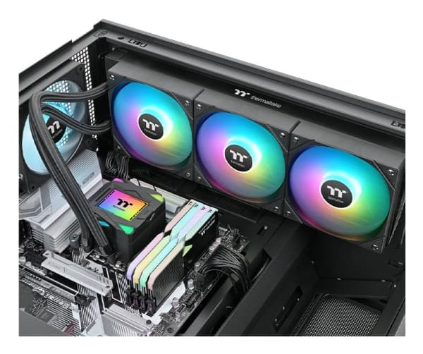 Thermaltake LA360 ARGB, Vätskekylsats, 12 cm, 600 rpm, 2500 rpm, Svart