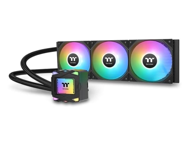 Thermaltake LA360 ARGB, Vätskekylsats, 12 cm, 600 rpm, 2500 rpm, Svart
