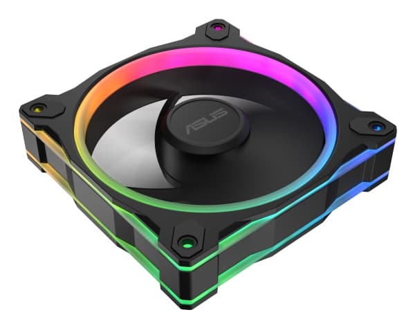 ASUS Prime MR120 Fan ARGB Black, Ventilator, 12 cm, Sort