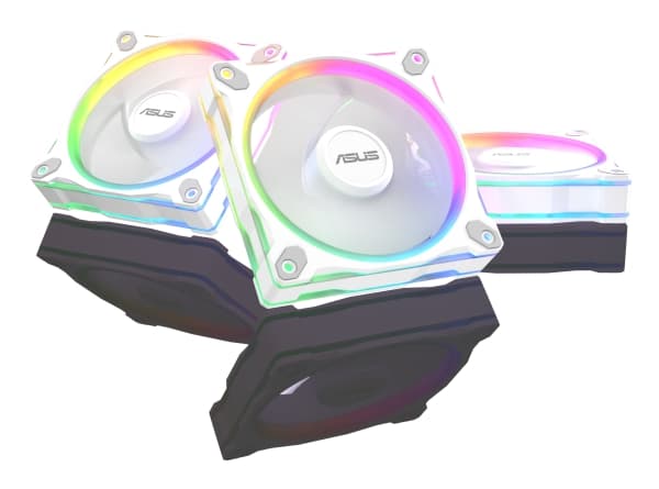 ASUS PRIME MR120 FLÄKT ARGB OMVÄND VIT 3IN1