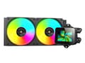 Miniatyrbild 1 av 3: Mars Gaming MLVISION240 Liquid Cooling System with 360º LCD / TDP up to 500W