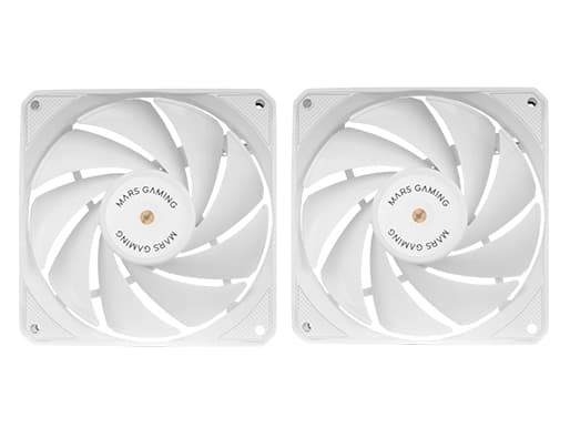 Mars Gaming MFNCLX2W PWM Fan kit 2x 120mm / FDB