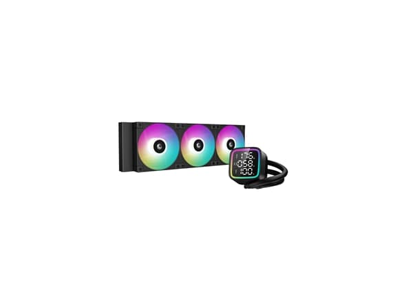 DeepCool LD360, Allt-i-ett vätskekylare, 12 cm, Svart Svart