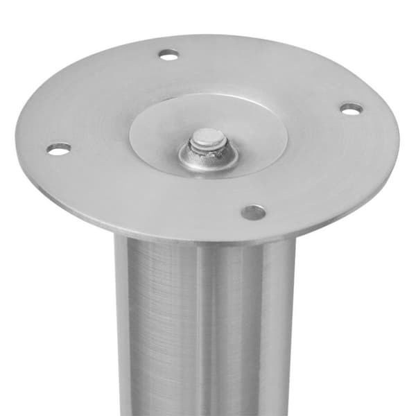 vidaXL 4 Teleskooppista Pöydän Jalkaa Harjattu Nikkeli 710 mm-1100 mm