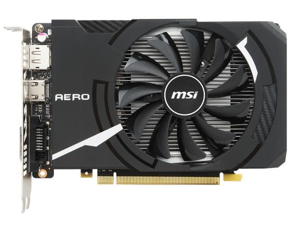 MSI GeForce GTX 1050 Ti Aero ITX OC V1 HDMI DP 4GB