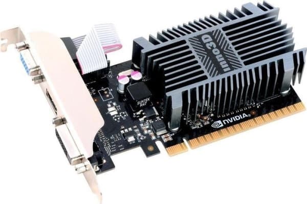Inno3D GeForce GT 710 LP - Grafikkort - GF GT 710 - 2 GB DDR3 - PCIe 2.0 - DVI, D-Sub, HDMI