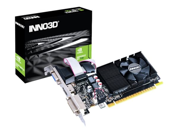 Inno3D GeForce GT 730 - Grafikkort - GF GT 730 - 2 GB - PCIe 2.0 x8 - DVI, D-Sub, HDMI
