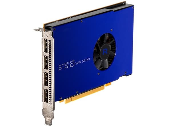 AMD Radeon Pro WX5100 - Grafikkort - Radeon Pro WX 5100 - 8 GB GDDR5 - PCIe 3.0 x16 - 4 x DisplayPort