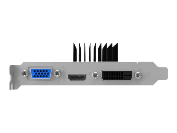 Palit GeForce GT 710 - Grafikkort - GF GT 710 - 2 GB DDR3 - PCIe 2.0 x8 - DVI, D-Sub, HDMI - uten vifte