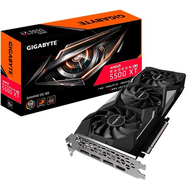 Gigabyte Radeon RX 5500 XT Gaming OC HDMI 3xDP 8GB