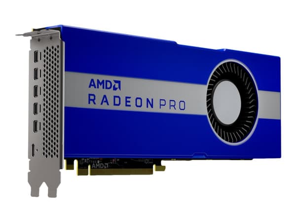 AMD Radeon Pro W5700 - Grafikkort - Radeon Pro W5700 - 8 GB GDDR6 - PCIe 4.0 x16 - USB-C, 5 x Mini DisplayPort Blå