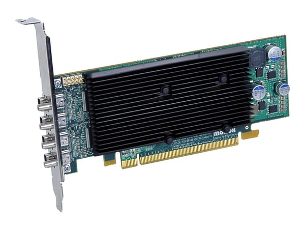 Matrox M9148 LP PCIe x16, M9148, 1 GB, GDDR2, 128 bittiä, 2560 x 1600 pikseliä, PCI Express x16