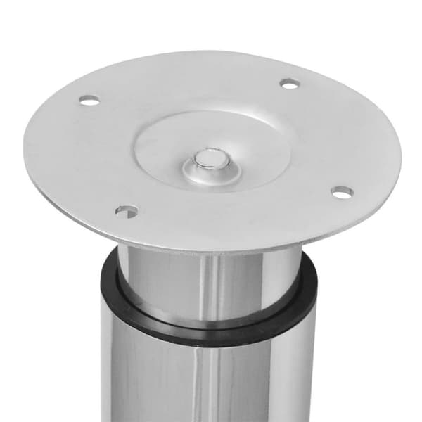 vidaXL Teleskooppiset pöydänjalat 4 kpl kromi 710 mm - 1 100 mm