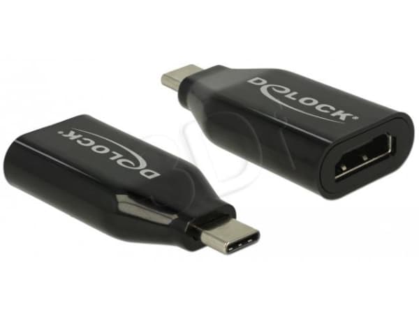 Delock - Ekstern videoadapter - Parade PS176 - USB-C 3.1 - HDMI - svart
