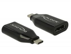 Delock - Ekstern videoadapter - Parade PS176 - USB-C 3.1 - HDMI - svart