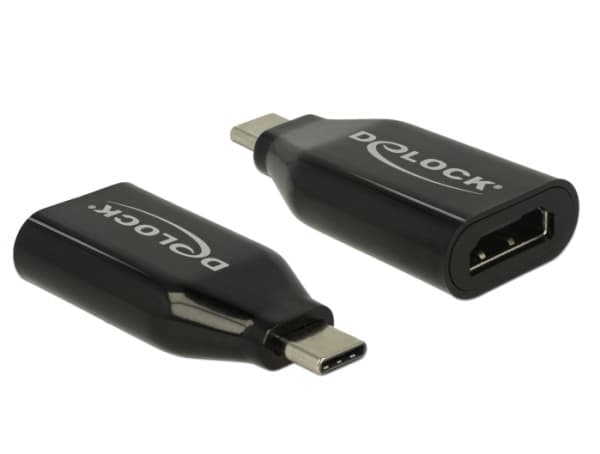 Delock - Ekstern videoadapter - Parade PS176 - USB-C 3.1 - HDMI - svart