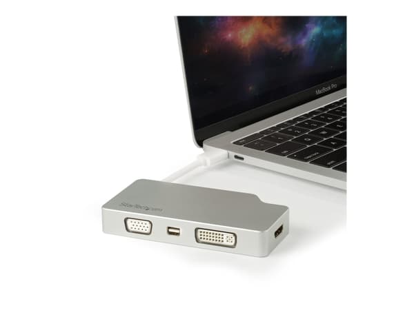 StarTech.com CDPVGDVHDMDP USB grafisk kobling 3840 x 2160 piksler Sølv