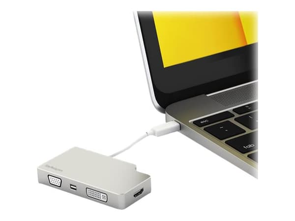 StarTech.com CDPVGDVHDMDP USB grafisk kobling 3840 x 2160 piksler Sølv