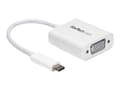 Miniatyrbild 1 av 5: StarTech.com USB-C- till VGA-adapter - vit - USB/VGA-adapter - 24 pin USB-C (hane) till HD-15 (VGA) (hona) - USB 3.1 Gen 1 / Thunderbolt 3 - 17.5 m -