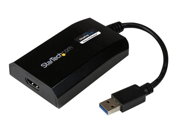 StarTech.com USB32HDPRO USB grafisk kobling 1920 x 1200 piksler Sort