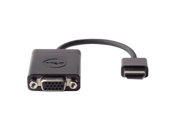 Dell - Videokort - HDMI hane till HD-15 (VGA) hona - för Chromebook 3120; Inspiron 17 77XX, 24 5459, 3059, 3263, 5458, 55XX, 7459; Vostro 3650