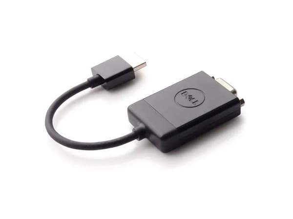 Dell - Videokort - HDMI hane till HD-15 (VGA) hona - för Chromebook 3120; Inspiron 17 77XX, 24 5459, 3059, 3263, 5458, 55XX, 7459; Vostro 3650