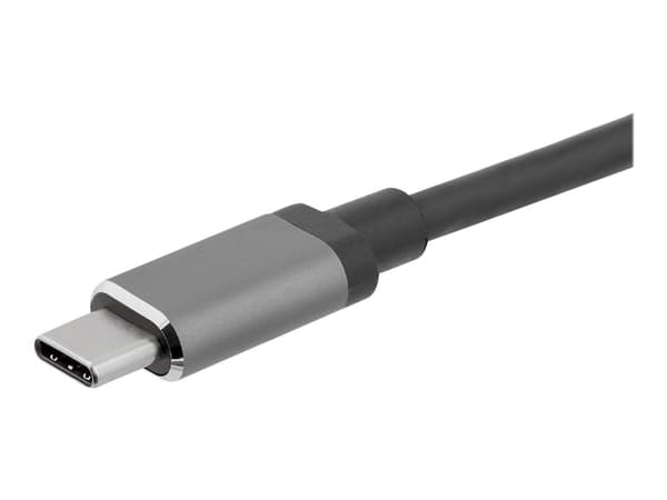 StarTech.com USB-C till VGA- och HDMI-adapter - 2-i-1 - 4K 30 Hz - rymdgrå - Extern videoadapter - IT6222 - USB-C - HDMI, VGA - rymdgrå