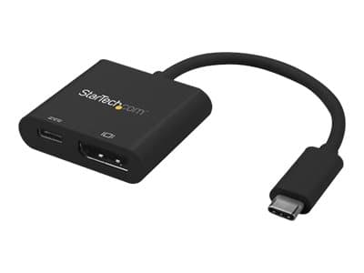 StarTech.com USB C till DisplayPort-adapter med USB Power Delivery - 4K 60 Hz - DisplayPort-adapter - 24 pin USB-C (hane) till DisplayPort, USB-C (en