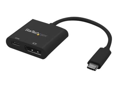 StarTech.com USB C till DisplayPort-adapter med USB Power Delivery - 4K 60 Hz - DisplayPort-adapter - 24 pin USB-C (hane) till DisplayPort, USB-C (en