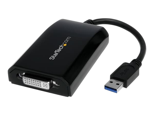 StarTech.com USB 3.0 till DVI/VGA adapter - 2048x1152 - USB/DVI-adapter - USB typ A (hane) till DVI-I (hona) - USB 3.0 - 15.2 cm - 2048 x 1152 stöd -