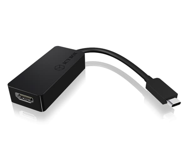 ICY BOX IB-AC534-C - Extern videoadapter - USB-C - HDMI - svart