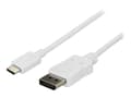 Miniatyrbild 5 av 5: StarTech.com 1,8 m USB-C till DisplayPort-kabel - 4K 60Hz - Vit