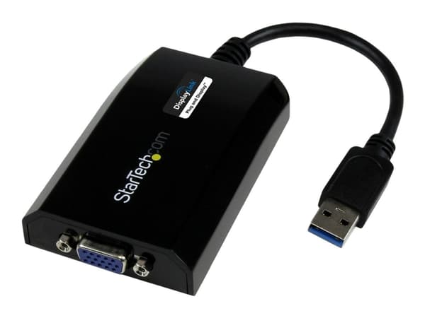 StarTech.com USB 3.0 to VGA Display Adapter 1920x1200 1080p, DisplayLink Certified, Video Converter w/ External Graphics Card - Mac & PC (USB32VGAPRO
