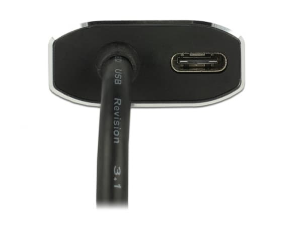 Delock - Ekstern videoadapter - VL100 - USB-C - Mini DisplayPort - mørk grå - løsvekt