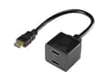 Pikkukuva 5 / 5: Renkforce RF-4212177, 0,2 m, HDMI-tyyppi A (vakio), 2 x HDMI Type A (Standard), 1920 x 1080 pikseliä, Musta