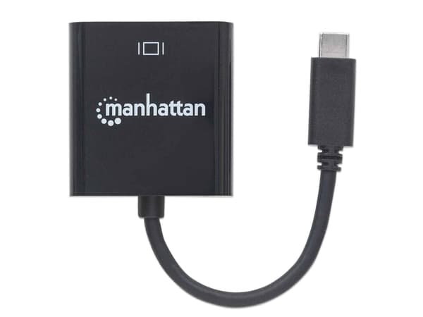 Manhattan 151771, 3.2 Gen 1 (3.1 Gen 1), USB Type-C, VGA-utgång (D-Sub), 1920 x 1200 pixlar