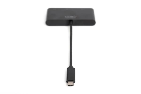 DIGITUS - Ekstern videoadapter - USB-C - HDMI, VGA, DisplayPort - hvit