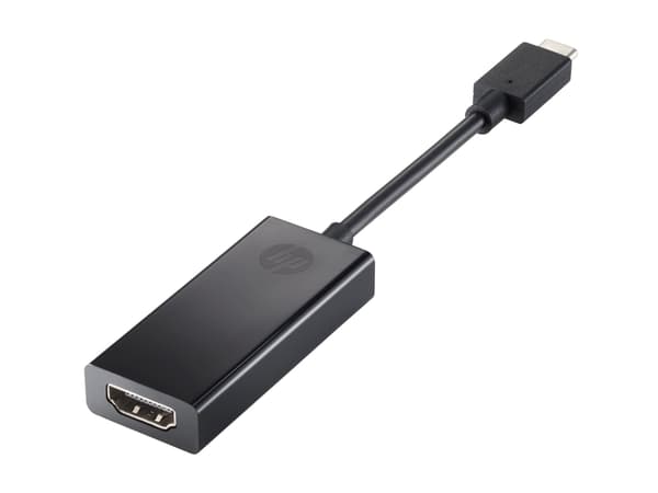 HP - Videoadapteri - 24 pin USB-C han til HDMI hun - 4K-tuki - HP 22, 24; Chromebook 14, 15; ENVY 27, 32; ENVY Laptop 13, 17; Pavilion Laptop 14, 15