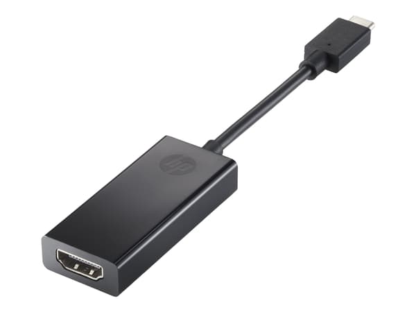 HP - Videoadapteri - 24 pin USB-C han til HDMI hun - 4K-tuki - HP 22, 24; Chromebook 14, 15; ENVY 27, 32; ENVY Laptop 13, 17; Pavilion Laptop 14, 15