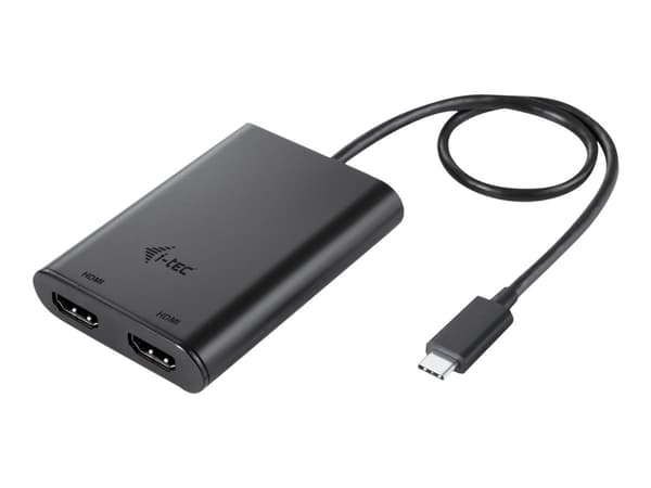 i-tec C31DUAL4KHDMI USB grafiikka-adapteri 3840 x 2160 pikseliä Musta musta