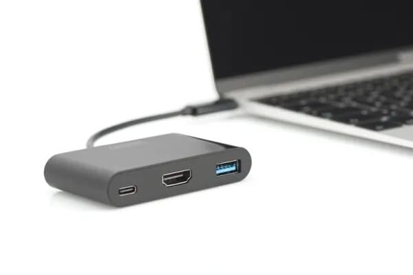 DIGITUS MultiPort - Extern videoadapter - USB-C 3.1 - HDMI - svart