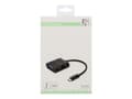 Miniatyrbild 5 av 5: DELTACO USBC-VGA - Extern videoadapter - USB-C - VGA - svart