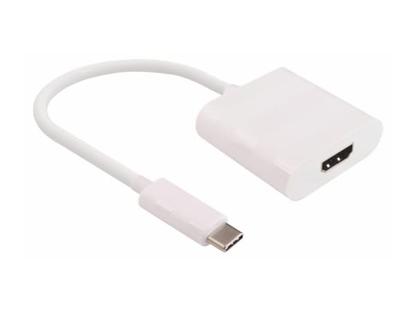USB - C to HDMI, White Video resolution Up 4K*2K@30Hz