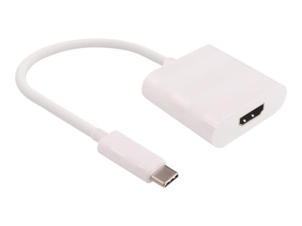 USB - C to HDMI, White Video resolution Up 4K*2K@30Hz