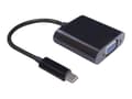 Miniatyrbilde 1 av 5: MicroConnect - Ekstern videoadapter - USB-C - VGA - svart