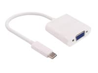 MicroConnect - Extern videoadapter - USB-C 3.1 - VGA - vit