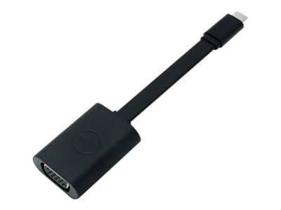 Dell - Extern videoadapter - USB-C - VGA - svart