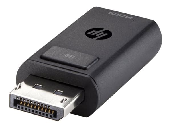 HP DisplayPort to HDMI Adapter - Video adapter - DisplayPort hann til HDMI hunn - for EliteBook 8770; ProBook 64X G4, 650 G5; ZBook 14 G2, 14u G4, 15