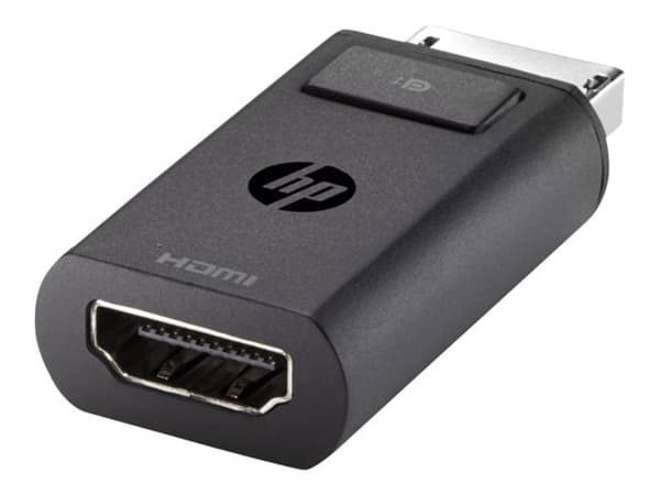 HP DisplayPort to HDMI Adapter - Video adapter - DisplayPort hann til HDMI hunn - for EliteBook 8770; ProBook 64X G4, 650 G5; ZBook 14 G2, 14u G4, 15